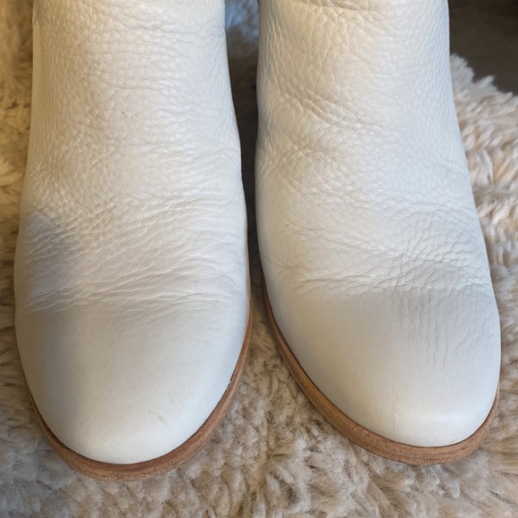 Frye Naomi Pickstitch Bootie, White, 7.5 - Picture 8 of 9